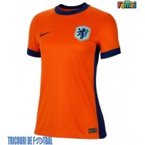 Echipament fotbal Olanda Tricou Acasa European 2024 pentru femei maneca scurta