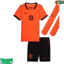 Echipament fotbal Olanda Tricou Acasa Mondial 2026 pentru copii maneca scurta (+ Pantaloni scurti)