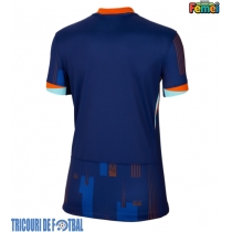 Echipament fotbal Olanda Tricou Deplasare European 2024 pentru femei maneca scurta
