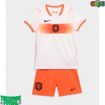 Echipament fotbal Olanda Tricou Deplasare Mondial 2026 pentru copii maneca scurta (+ Pantaloni scurti)