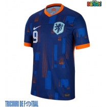 Echipament fotbal Olanda Wout Weghorst #9 Tricou Deplasare European 2024 maneca scurta