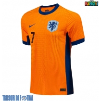 Echipament fotbal Olanda Xavi Simons #7 Tricou Acasa European 2024 maneca scurta