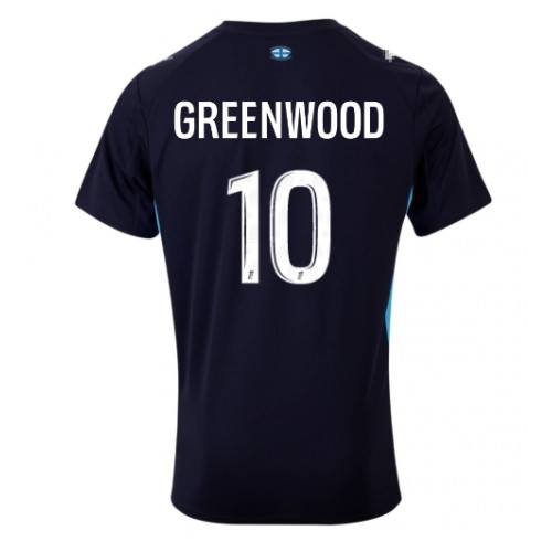 Echipament fotbal Olympique de Marseille Mason Greenwood #10 Tricou Deplasare 2025-26 maneca scurta Echipament fotbal Olympique de Marseille Mason Greenwood #10 Tricou Deplasare 2025-26 maneca scurta
