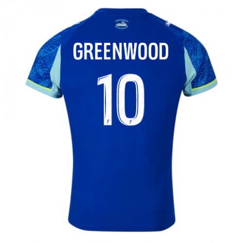 Echipament fotbal Olympique de Marseille Mason Greenwood #10 Tricou Treilea 2025-26 maneca scurta Echipament fotbal Olympique de Marseille Mason Greenwood #10 Tricou Treilea 2025-26 maneca scurta