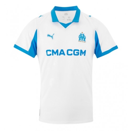 Echipament fotbal Olympique de Marseille Tricou Acasa 2025-26 maneca scurta Echipament fotbal Olympique de Marseille Tricou Acasa 2025-26 maneca scurta