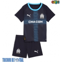 Echipament fotbal Olympique de Marseille Tricou Deplasare 2025-26 pentru copii maneca scurta (+ Pantaloni scurti)