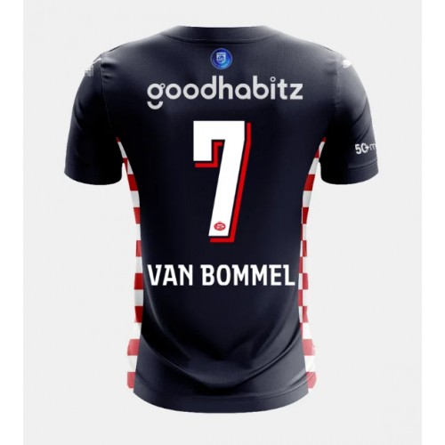 Echipament fotbal PSV Eindhoven Ruben van Bommel #7 Tricou Deplasare 2025-26 maneca scurta Echipament fotbal PSV Eindhoven Ruben van Bommel #7 Tricou Deplasare 2025-26 maneca scurta