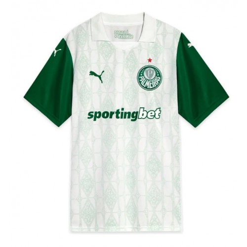 Echipament fotbal Palmeiras Tricou Deplasare 2025-26 maneca scurta Echipament fotbal Palmeiras Tricou Deplasare 2025-26 maneca scurta