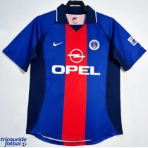 Echipament fotbal Paris Saint-Germain 2000-2001 Tricou Retro Acasa maneca scurta