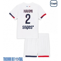 Echipament fotbal Paris Saint-Germain Achraf Hakimi #2 Tricou Deplasare 2025-26 pentru copii maneca scurta (+ Pantaloni scurti)