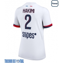 Echipament fotbal Paris Saint-Germain Achraf Hakimi #2 Tricou Deplasare 2025-26 pentru femei maneca scurta