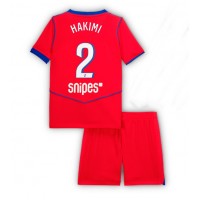Echipament fotbal Paris Saint-Germain Achraf Hakimi #2 Tricou Treilea 2025-26 pentru copii maneca scurta (+ Pantaloni scurti)