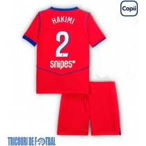 Echipament fotbal Paris Saint-Germain Achraf Hakimi #2 Tricou Treilea 2025-26 pentru copii maneca scurta (+ Pantaloni scurti)