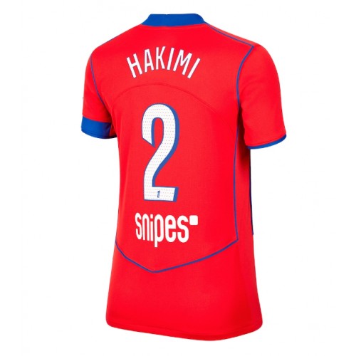 Echipament fotbal Paris Saint-Germain Achraf Hakimi #2 Tricou Treilea 2025-26 pentru femei maneca scurta Echipament fotbal Paris Saint-Germain Achraf Hakimi #2 Tricou Treilea 2025-26 pentru femei maneca scurta