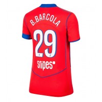 Echipament fotbal Paris Saint-Germain Bradley Barcola #29 Tricou Treilea 2025-26 pentru femei maneca scurta