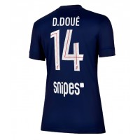 Echipament fotbal Paris Saint-Germain Desire Doue #14 Tricou Acasa 2025-26 pentru femei maneca scurta