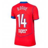 Echipament fotbal Paris Saint-Germain Desire Doue #14 Tricou Treilea 2025-26 pentru femei maneca scurta
