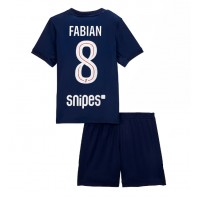 Echipament fotbal Paris Saint-Germain Fabian Ruiz #8 Tricou Acasa 2025-26 pentru copii maneca scurta (+ Pantaloni scurti)