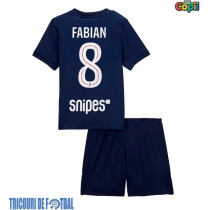 Echipament fotbal Paris Saint-Germain Fabian Ruiz #8 Tricou Acasa 2025-26 pentru copii maneca scurta (+ Pantaloni scurti)
