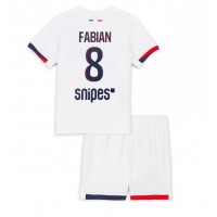 Echipament fotbal Paris Saint-Germain Fabian Ruiz #8 Tricou Deplasare 2025-26 pentru copii maneca scurta (+ Pantaloni scurti)