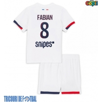 Echipament fotbal Paris Saint-Germain Fabian Ruiz #8 Tricou Deplasare 2025-26 pentru copii maneca scurta (+ Pantaloni scurti)