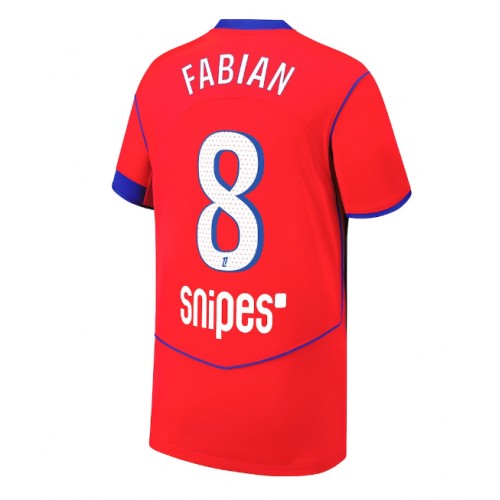 Echipament fotbal Paris Saint-Germain Fabian Ruiz #8 Tricou Treilea 2025-26 maneca scurta Echipament fotbal Paris Saint-Germain Fabian Ruiz #8 Tricou Treilea 2025-26 maneca scurta