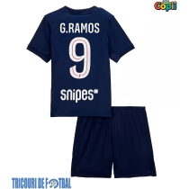 Echipament fotbal Paris Saint-Germain Goncalo Ramos #9 Tricou Acasa 2025-26 pentru copii maneca scurta (+ Pantaloni scurti)