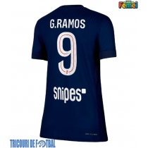 Echipament fotbal Paris Saint-Germain Goncalo Ramos #9 Tricou Acasa 2025-26 pentru femei maneca scurta