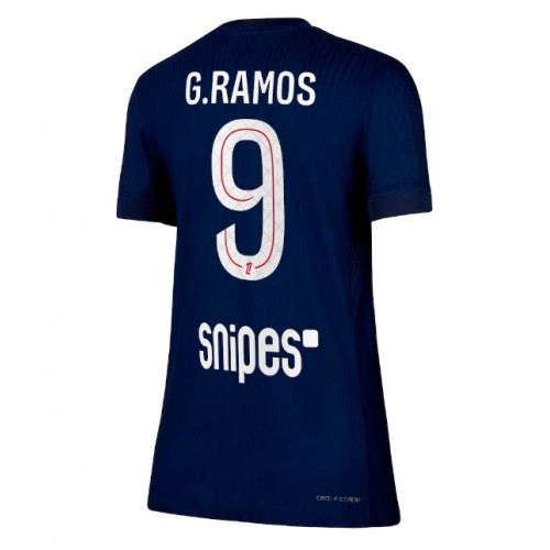 Echipament fotbal Paris Saint-Germain Goncalo Ramos #9 Tricou Acasa 2025-26 pentru femei maneca scurta Echipament fotbal Paris Saint-Germain Goncalo Ramos #9 Tricou Acasa 2025-26 pentru femei maneca scurta