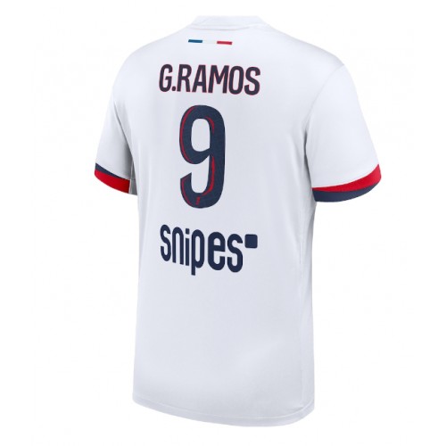 Echipament fotbal Paris Saint-Germain Goncalo Ramos #9 Tricou Deplasare 2025-26 maneca scurta Echipament fotbal Paris Saint-Germain Goncalo Ramos #9 Tricou Deplasare 2025-26 maneca scurta