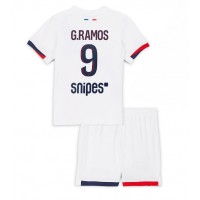 Echipament fotbal Paris Saint-Germain Goncalo Ramos #9 Tricou Deplasare 2025-26 pentru copii maneca scurta (+ Pantaloni scurti)