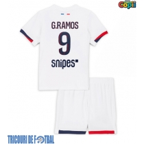 Echipament fotbal Paris Saint-Germain Goncalo Ramos #9 Tricou Deplasare 2025-26 pentru copii maneca scurta (+ Pantaloni scurti)