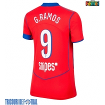 Echipament fotbal Paris Saint-Germain Goncalo Ramos #9 Tricou Treilea 2025-26 pentru femei maneca scurta