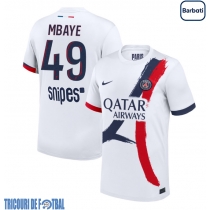 Echipament fotbal Paris Saint-Germain Ibrahim Mbaye #49 Tricou Deplasare 2025-26 maneca scurta