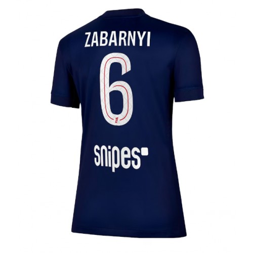 Echipament fotbal Paris Saint-Germain Illia Zabarnyi #6 Tricou Acasa 2025-26 pentru femei maneca scurta Echipament fotbal Paris Saint-Germain Illia Zabarnyi #6 Tricou Acasa 2025-26 pentru femei maneca scurta