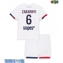 Echipament fotbal Paris Saint-Germain Illia Zabarnyi #6 Tricou Deplasare 2025-26 pentru copii maneca scurta (+ Pantaloni scurti)