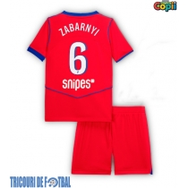 Echipament fotbal Paris Saint-Germain Illia Zabarnyi #6 Tricou Treilea 2025-26 pentru copii maneca scurta (+ Pantaloni scurti)
