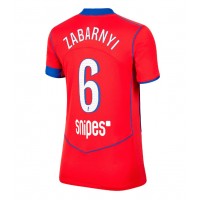 Echipament fotbal Paris Saint-Germain Illia Zabarnyi #6 Tricou Treilea 2025-26 pentru femei maneca scurta