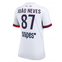 Echipament fotbal Paris Saint-Germain Joao Neves #87 Tricou Deplasare 2025-26 pentru femei maneca scurta