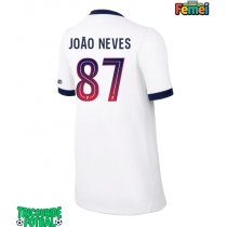 Echipament fotbal Paris Saint-Germain Joao Neves #87 Tricou Deplasare 2026-27 pentru femei maneca scurta