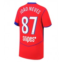 Echipament fotbal Paris Saint-Germain Joao Neves #87 Tricou Treilea 2025-26 maneca scurta