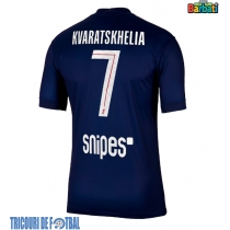 Echipament fotbal Paris Saint-Germain Khvicha Kvaratskhelia #7 Tricou Acasa 2025-26 maneca scurta