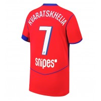 Echipament fotbal Paris Saint-Germain Khvicha Kvaratskhelia #7 Tricou Treilea 2025-26 maneca scurta