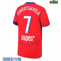 Echipament fotbal Paris Saint-Germain Khvicha Kvaratskhelia #7 Tricou Treilea 2025-26 maneca scurta