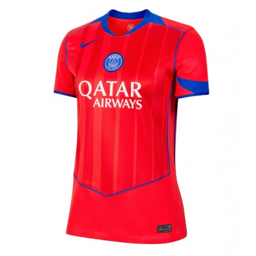 Echipament fotbal Paris Saint-Germain Khvicha Kvaratskhelia #7 Tricou Treilea 2025-26 pentru femei maneca scurta Echipament fotbal Paris Saint-Germain Khvicha Kvaratskhelia #7 Tricou Treilea 2025-26 pentru femei maneca scurta