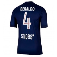 Echipament fotbal Paris Saint-Germain Lucas Beraldo #4 Tricou Acasa 2025-26 maneca scurta
