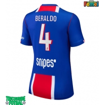 Echipament fotbal Paris Saint-Germain Lucas Beraldo #4 Tricou Acasa 2026-27 pentru femei maneca scurta