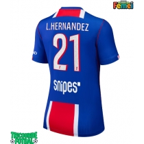 Echipament fotbal Paris Saint-Germain Lucas Hernandez #21 Tricou Acasa 2026-27 pentru femei maneca scurta