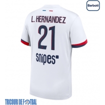 Echipament fotbal Paris Saint-Germain Lucas Hernandez #21 Tricou Deplasare 2025-26 maneca scurta