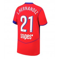 Echipament fotbal Paris Saint-Germain Lucas Hernandez #21 Tricou Treilea 2025-26 maneca scurta